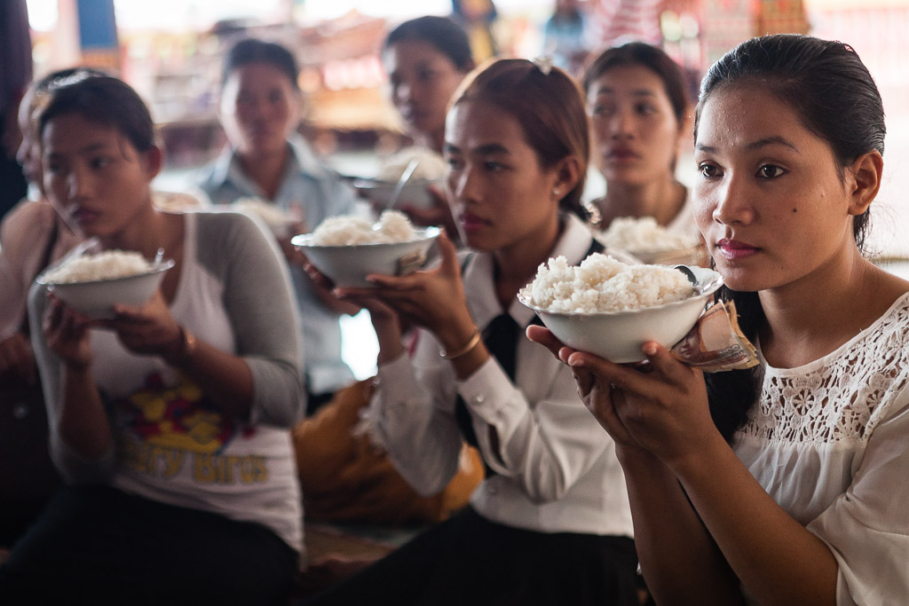 Women during Pchum Ben, Cambodia