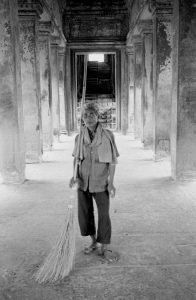 Alone in Angkor Wat © John Burgess, Text by Sokly, Age 14